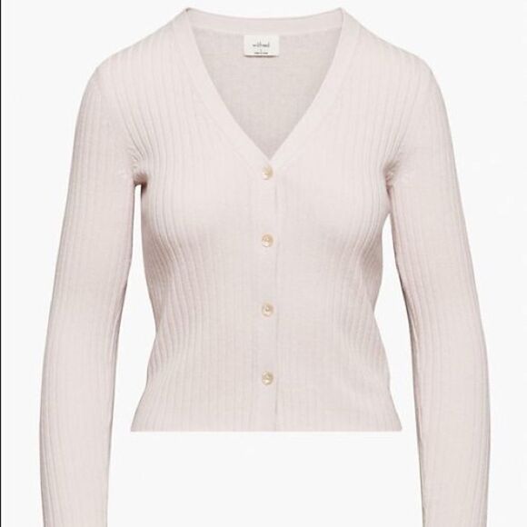 Aritzia Sweaters - Aritzia Wilfred Vin Gris Manila Cardigan